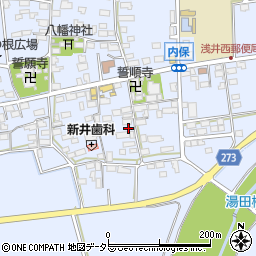 滋賀県長浜市内保町1416周辺の地図