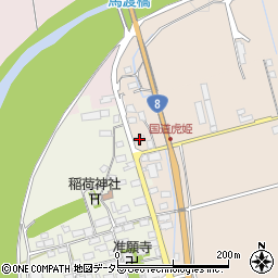 滋賀県長浜市月ヶ瀬町268周辺の地図