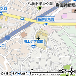 横浜市立川上小学校周辺の地図