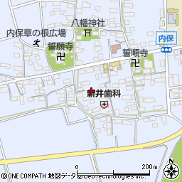 滋賀県長浜市内保町1380周辺の地図