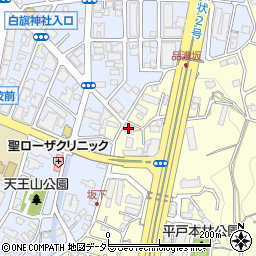 ラフェリオ東戸塚周辺の地図