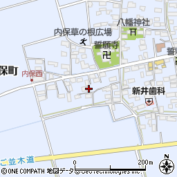 滋賀県長浜市内保町1359周辺の地図