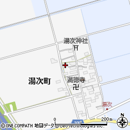 滋賀県長浜市湯次町45周辺の地図