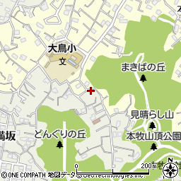 神奈川県横浜市中区本牧満坂2周辺の地図