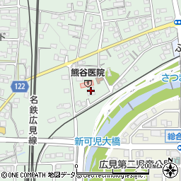 岐阜県可児市下恵土184周辺の地図