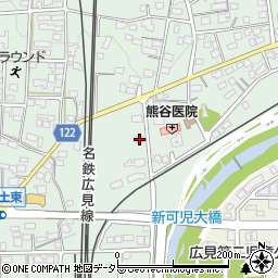 岐阜県可児市下恵土299周辺の地図