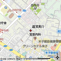 鳥取県米子市道笑町1丁目73周辺の地図