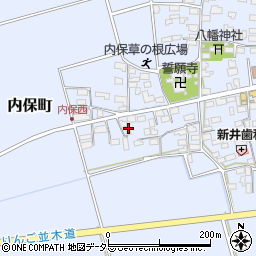 滋賀県長浜市内保町1350周辺の地図