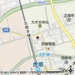 滋賀県長浜市本町周辺の地図