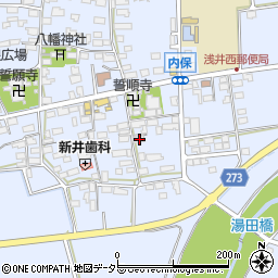 滋賀県長浜市内保町1131周辺の地図