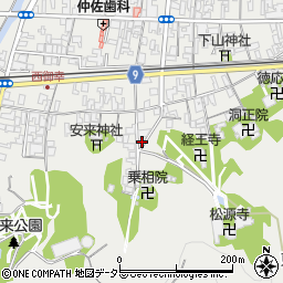 島根県安来市安来町1427周辺の地図