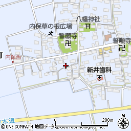 滋賀県長浜市内保町1362周辺の地図