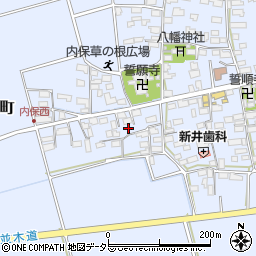 滋賀県長浜市内保町1361周辺の地図