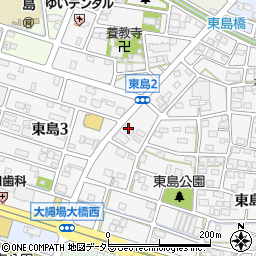 セブンイレブン岐阜東島２丁目店周辺の地図