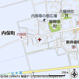 滋賀県長浜市内保町1352周辺の地図