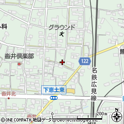 岐阜県可児市下恵土971-26周辺の地図