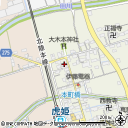 滋賀県長浜市大寺町1003周辺の地図