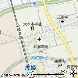滋賀県長浜市大寺町701周辺の地図