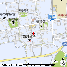 滋賀県長浜市内保町1406周辺の地図