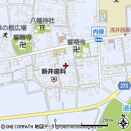 滋賀県長浜市内保町1414周辺の地図