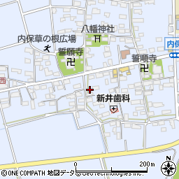 滋賀県長浜市内保町1382周辺の地図