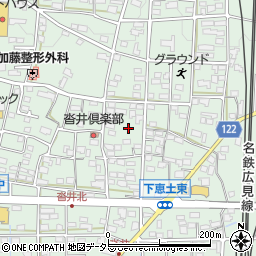 岐阜県可児市下恵土1057周辺の地図