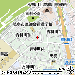 岐阜市役所　本郷児童センター周辺の地図