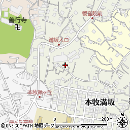 神奈川県横浜市中区本牧満坂241周辺の地図