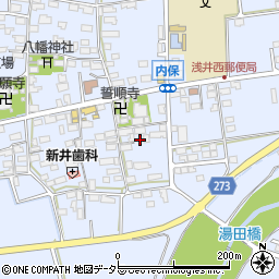滋賀県長浜市内保町1135周辺の地図