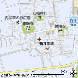 滋賀県長浜市内保町1381周辺の地図