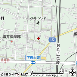 岐阜県可児市下恵土971-25周辺の地図