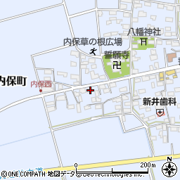 滋賀県長浜市内保町1353周辺の地図
