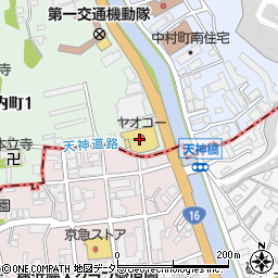 フードストアあおき横浜天神橋店周辺の地図