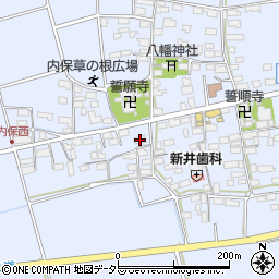 滋賀県長浜市内保町1366周辺の地図