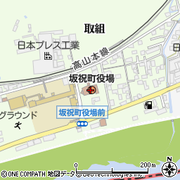 坂祝町役場　保健センター相談専用周辺の地図