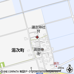 滋賀県長浜市湯次町43周辺の地図