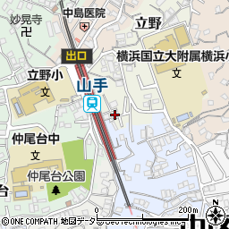 神奈川県横浜市中区立野67-3周辺の地図