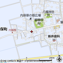 滋賀県長浜市内保町1360周辺の地図