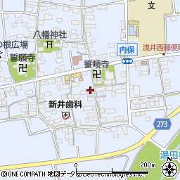 滋賀県長浜市内保町1415周辺の地図