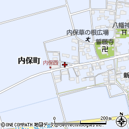 滋賀県長浜市内保町1333周辺の地図