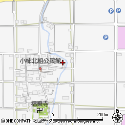 岐阜県本巣市小柿周辺の地図