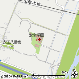 安来学園周辺の地図