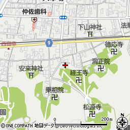 島根県安来市安来町1432周辺の地図