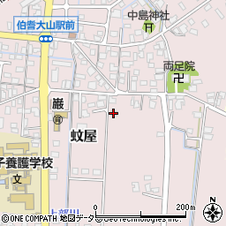 鳥取県米子市蚊屋周辺の地図