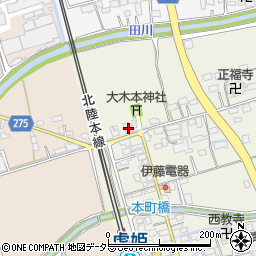 滋賀県長浜市大寺町995周辺の地図