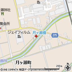 滋賀県長浜市月ヶ瀬町158周辺の地図