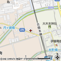 滋賀県長浜市月ヶ瀬町579周辺の地図