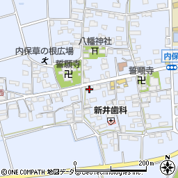 滋賀県長浜市内保町1383周辺の地図