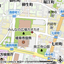 岐阜県岐阜市司町周辺の地図