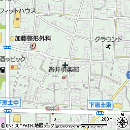 岐阜県可児市下恵土1099周辺の地図